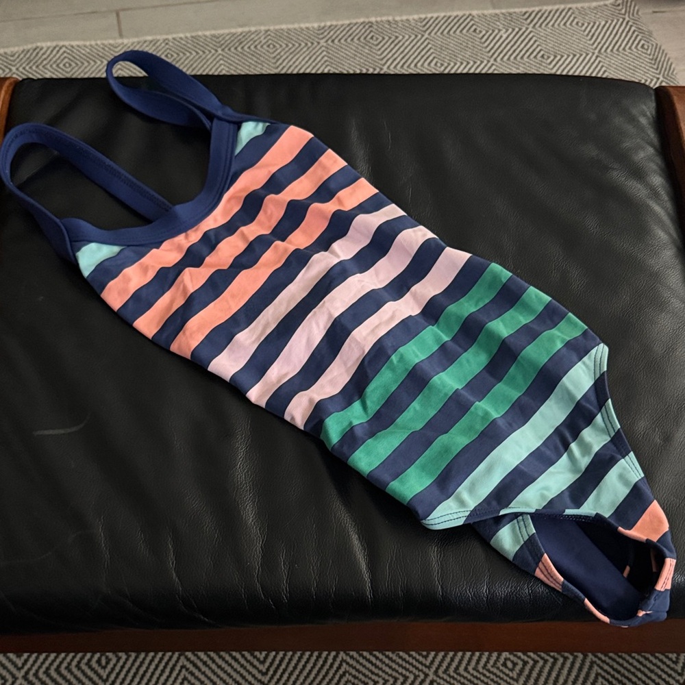 Striped One Piece  Swimwear